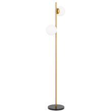 Argento Marble 2 Light Floor Lamp