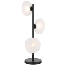 Amelie Frosted Glass 3 Light Table Lamp