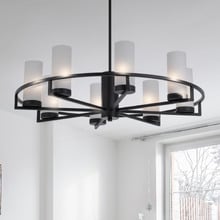 Cassius Iron 8 Light Pendant