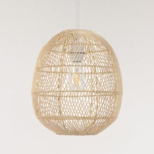 Terri Cocoon Rattan Pendant Light