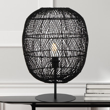 Terri 40cm Iron Rattan Table Lamp
