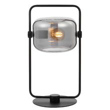 Malora Glass & Iron Table Lamp