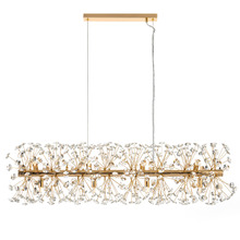 Uriah Chrystal 9 Light Pendant
