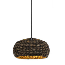 40cm Royston Water Hyacinth Pendant Light