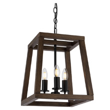 Urban 3 Light Iron Pendant