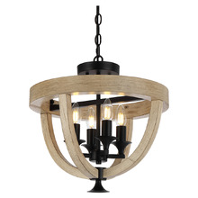 Tokig Iron Timber Multi Mount 4 Light Pendant
