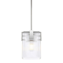 Brenna Ribbed Glass 1 Light Pendant