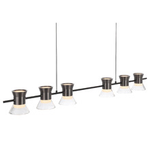Shaina Aluminium 6 Light LED Pendant