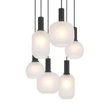 Mira Iron Multi Shade 6 Light Pendant