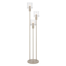 Orla Metal 3 Light Torchiere Floor Lamp