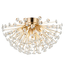 Uriah Crystal 6 Light Flush Mount Ceiling Light