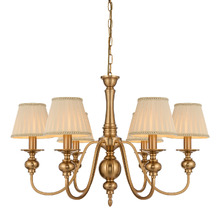 Astra Iron 6 Light Pendant with Shades