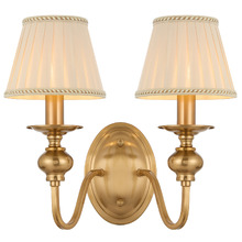 Astra Iron 2 Light Wall Sconce with Shade