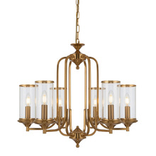 Esra Brass Iron 6 Light Pendant