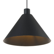 Tiago Hammered Metal Cone Pendant Light
