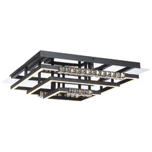 Fletcher Square Aluminium LED Semi Flush Ceiling Light