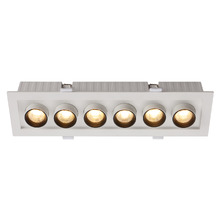 Benton 335mm LED 6 Lamp Telescopic Recessed Downlight