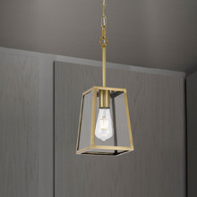 Scottsdale Small Brass 3-Way Exterior Pendant