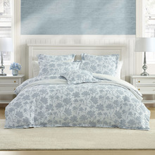Bloom Yarn-Dyed Jacquard Quilt Cover Set