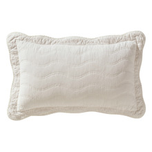 Ivory Indiana Rectangular Cotton Cushion