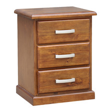 Walnut Melliodas Pine Wood Bedside Table