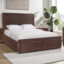Denham Pine Wood Bed Frame with Storage Drawers