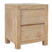 Oliver Pine Wood Bedside Table