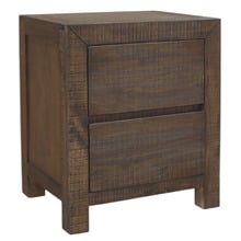 Oliver Pine Wood Bedside Table