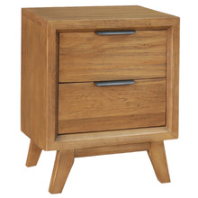 California Pine Wood Bedside Table