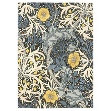 Teal Seaweed Hand-Tufted Wool-Blend Rug