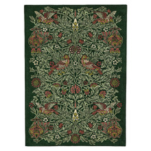 Green Bird Hand-Tufted Pure New Wool Rug
