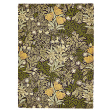 Vine Green Bower Hand-Tufted Pure New Wool Rug