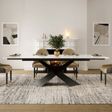 Evelyn Slate Extendable Dining Table