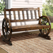 2 Seater Finn Fir Wood Outdoor Bench