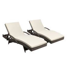 Theo PE Wicker Sun Lounges (Set of 2)