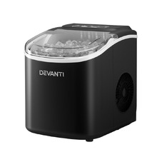 Black Devanti 1.3L Portable Ice Cube Maker