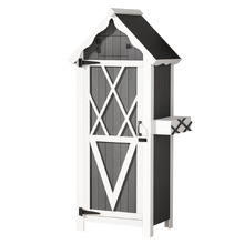 Scofield Fir Wood Outdoor Storage Cabinet
