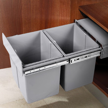 Cefito 30L Twin Slide Out Concealed Waste Bin