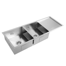 Alta 1110mm Double Kitchen Sink with Drainer