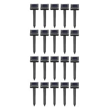 Black Collete Ultrasonic Solar-Powered Snake Repellers (Set of 20)