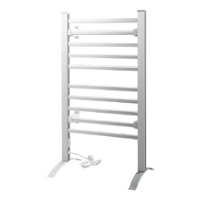 Devanti 350 x 975mm Aluminium 10 Bar Heated Towel Rail