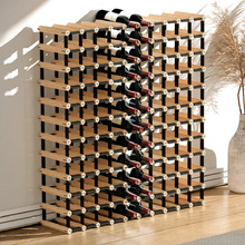 Sparrow 120 Bottle Pine Wood Wine Rack