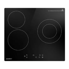 Devanti 60cm 3 Zone Ceramic Cooktop
