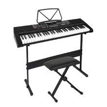 Eula 61 Keys Electronic Keyboard with Stand & Stool Speaker