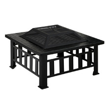 Tripp 2-in-1 Fire Pit Grill Table