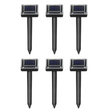 Enzo Ultrasonic Solar-Powered Snake Repellers (Set of 6)