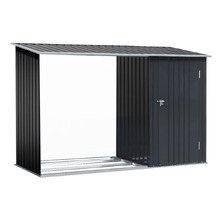 Sarie Galvanised Steel Tool Storage Shed