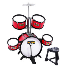 7 Piece Silas Junior Toy Drum Set
