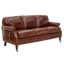 Hastings 3 Seater Leather Sofa