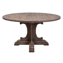 Kaira Round Wooden Dining Table